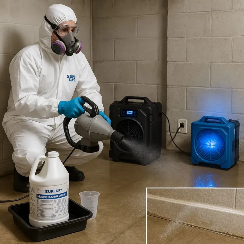 Sanitization and Odor Removal process in Suwanee, GA