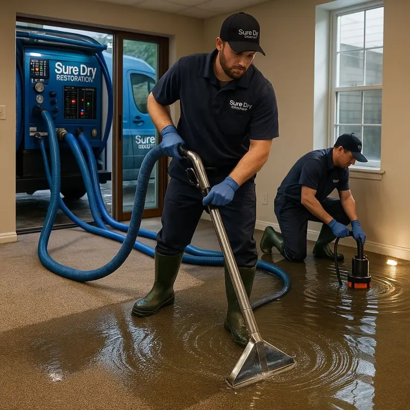 Water Extraction and Removal process in Suwanee, GA